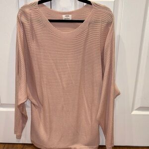 Ardene Light Pink Ribbed Knit Top